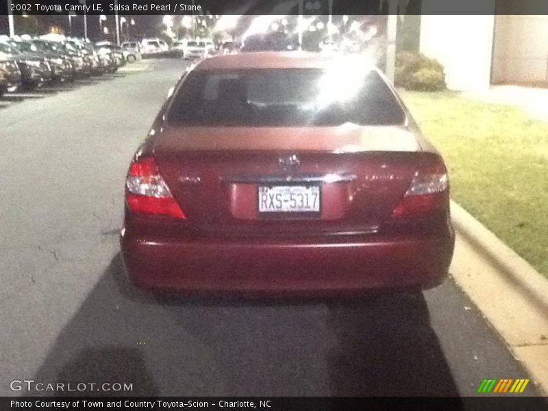 Salsa Red Pearl / Stone 2002 Toyota Camry LE