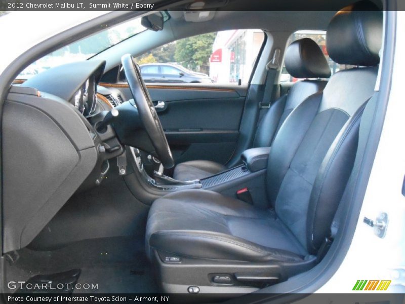 Summit White / Ebony 2012 Chevrolet Malibu LT