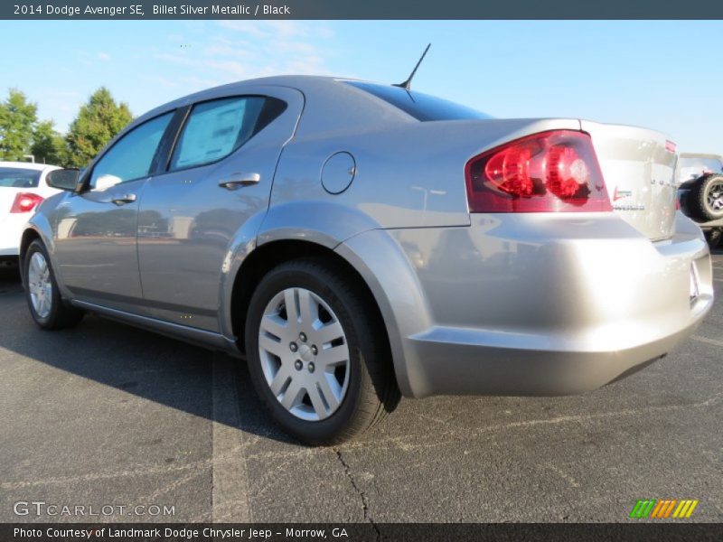 Billet Silver Metallic / Black 2014 Dodge Avenger SE