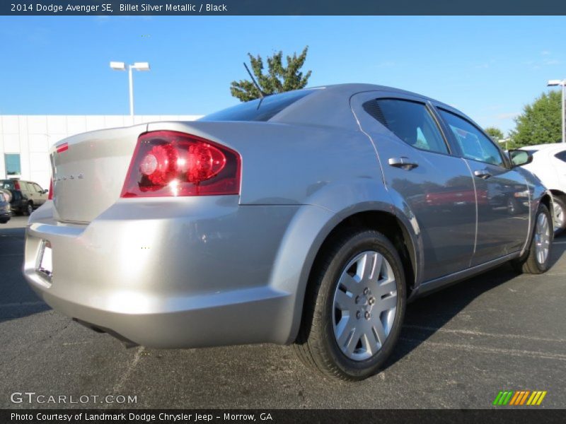 Billet Silver Metallic / Black 2014 Dodge Avenger SE