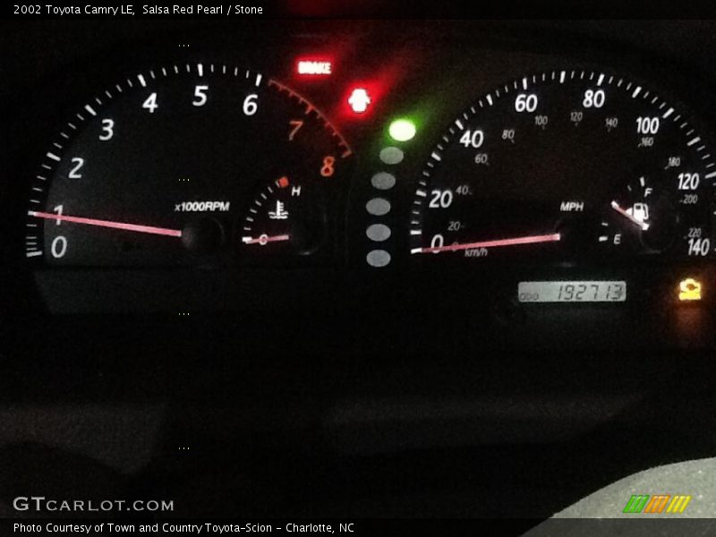 Salsa Red Pearl / Stone 2002 Toyota Camry LE