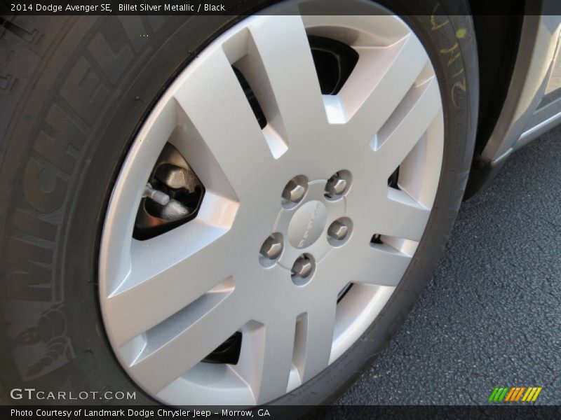 Billet Silver Metallic / Black 2014 Dodge Avenger SE