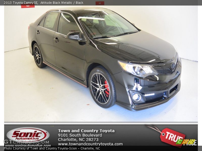 Attitude Black Metallic / Black 2013 Toyota Camry SE