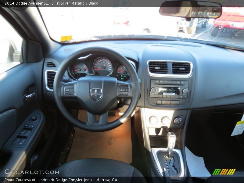 Billet Silver Metallic / Black 2014 Dodge Avenger SE