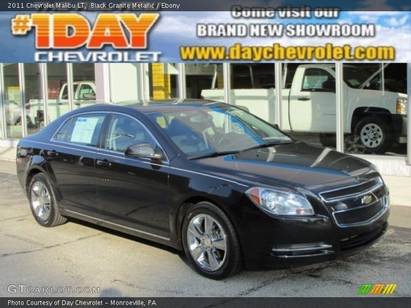 Black Granite Metallic / Ebony 2011 Chevrolet Malibu LT