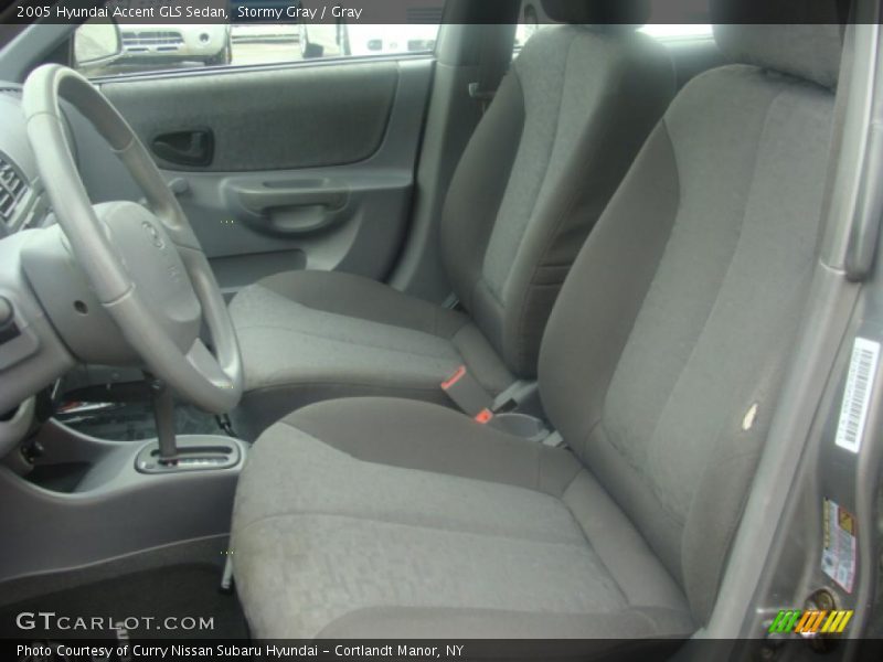 Stormy Gray / Gray 2005 Hyundai Accent GLS Sedan