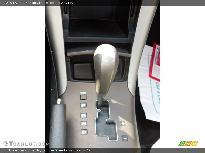 Willow Gray / Gray 2010 Hyundai Sonata GLS