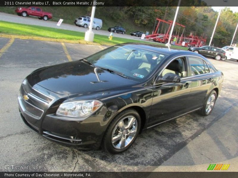 Black Granite Metallic / Ebony 2011 Chevrolet Malibu LT