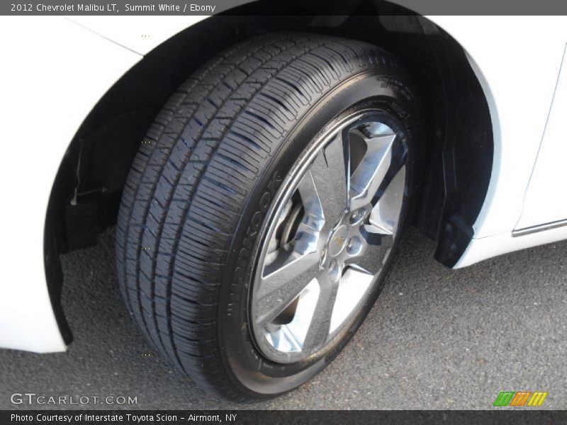Summit White / Ebony 2012 Chevrolet Malibu LT