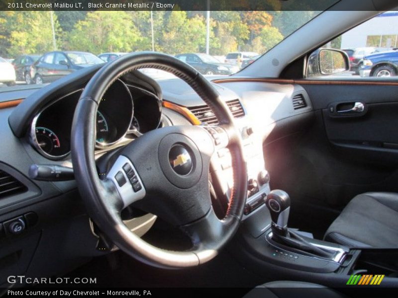 Black Granite Metallic / Ebony 2011 Chevrolet Malibu LT