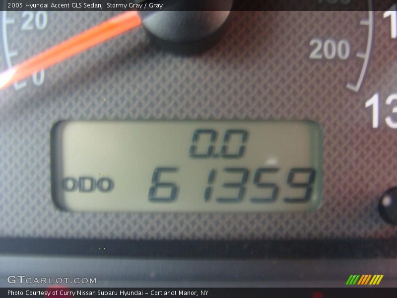 Stormy Gray / Gray 2005 Hyundai Accent GLS Sedan