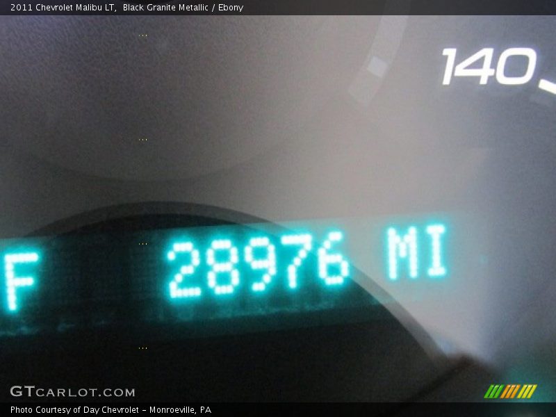 Black Granite Metallic / Ebony 2011 Chevrolet Malibu LT