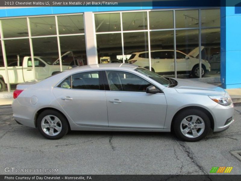 Silver Ice Metallic / Jet Black/Titanium 2013 Chevrolet Malibu LS