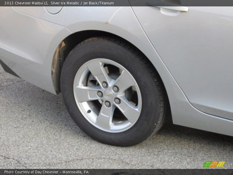 Silver Ice Metallic / Jet Black/Titanium 2013 Chevrolet Malibu LS