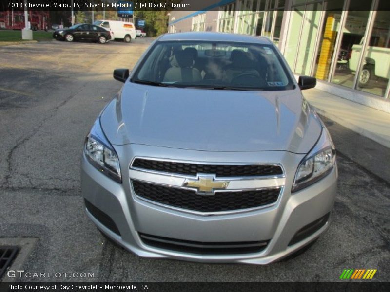 Silver Ice Metallic / Jet Black/Titanium 2013 Chevrolet Malibu LS