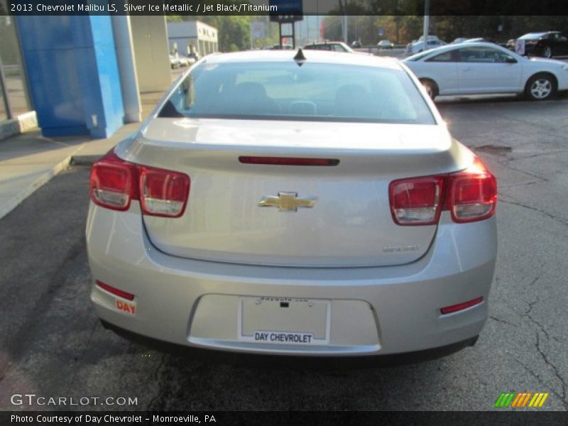 Silver Ice Metallic / Jet Black/Titanium 2013 Chevrolet Malibu LS