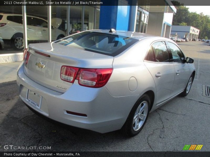 Silver Ice Metallic / Jet Black/Titanium 2013 Chevrolet Malibu LS