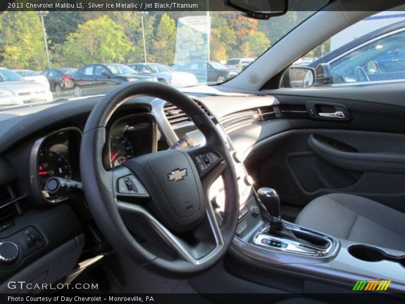 Silver Ice Metallic / Jet Black/Titanium 2013 Chevrolet Malibu LS