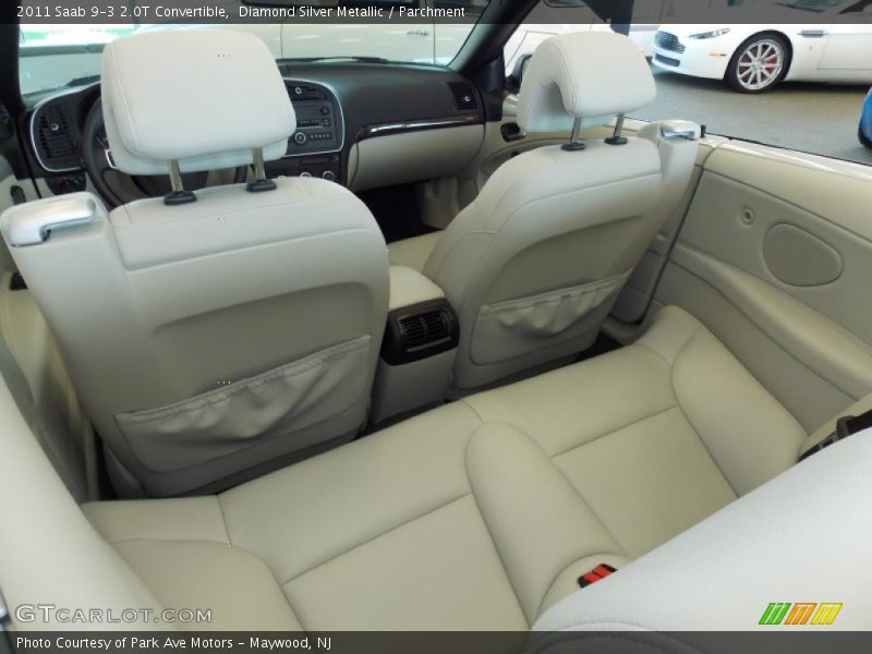 Diamond Silver Metallic / Parchment 2011 Saab 9-3 2.0T Convertible
