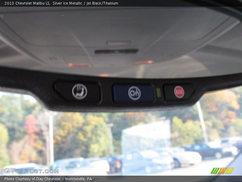Silver Ice Metallic / Jet Black/Titanium 2013 Chevrolet Malibu LS