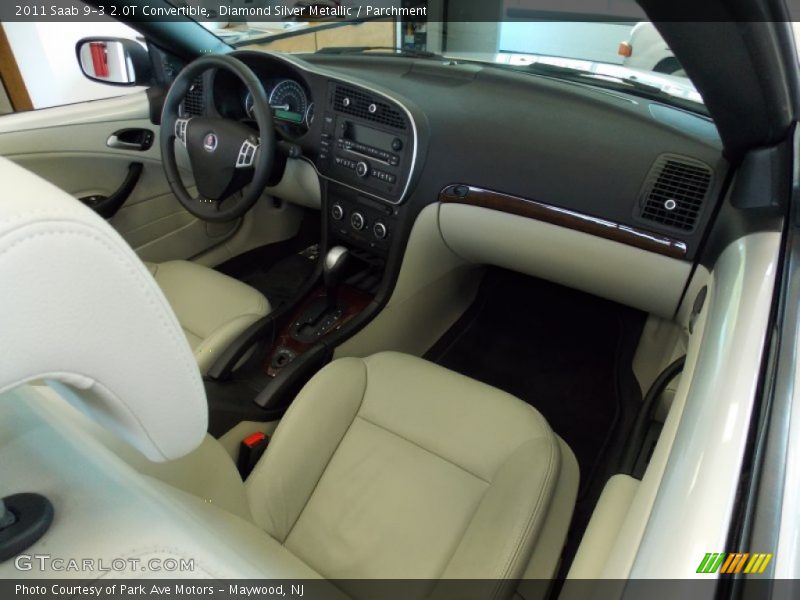 Diamond Silver Metallic / Parchment 2011 Saab 9-3 2.0T Convertible