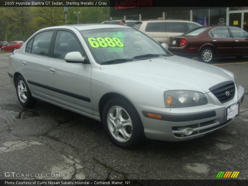 Sterling Metallic / Gray 2005 Hyundai Elantra GT Sedan