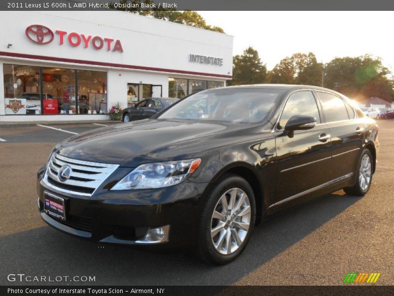 Obsidian Black / Black 2011 Lexus LS 600h L AWD Hybrid