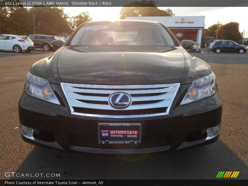 Obsidian Black / Black 2011 Lexus LS 600h L AWD Hybrid