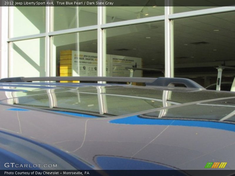 True Blue Pearl / Dark Slate Gray 2012 Jeep Liberty Sport 4x4