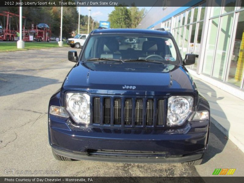 True Blue Pearl / Dark Slate Gray 2012 Jeep Liberty Sport 4x4