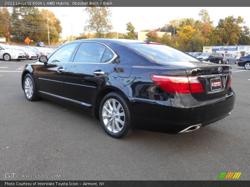 Obsidian Black / Black 2011 Lexus LS 600h L AWD Hybrid