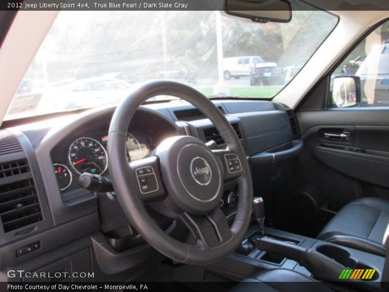 True Blue Pearl / Dark Slate Gray 2012 Jeep Liberty Sport 4x4