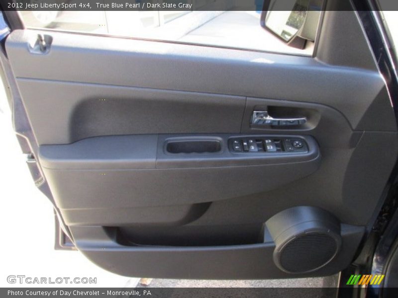 True Blue Pearl / Dark Slate Gray 2012 Jeep Liberty Sport 4x4