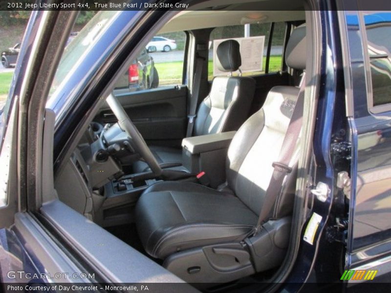 True Blue Pearl / Dark Slate Gray 2012 Jeep Liberty Sport 4x4