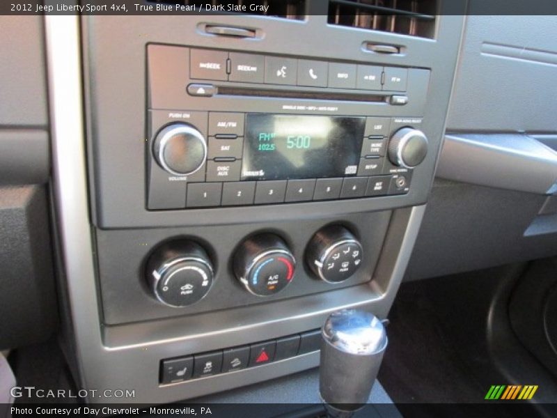 True Blue Pearl / Dark Slate Gray 2012 Jeep Liberty Sport 4x4