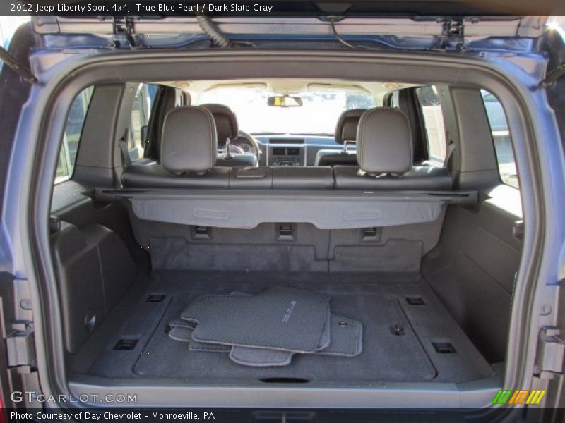 True Blue Pearl / Dark Slate Gray 2012 Jeep Liberty Sport 4x4