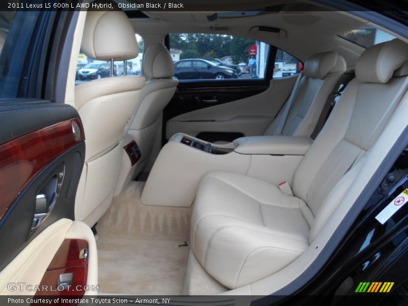 Rear Seat of 2011 LS 600h L AWD Hybrid