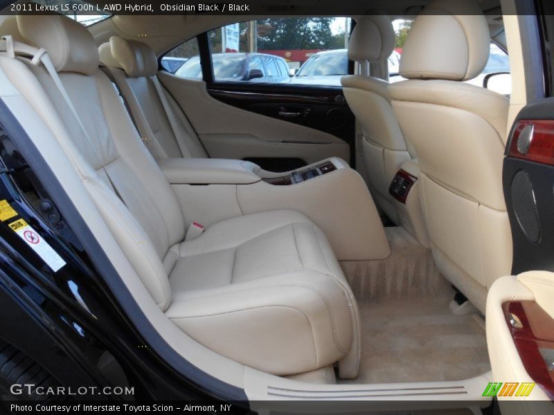 Rear Seat of 2011 LS 600h L AWD Hybrid