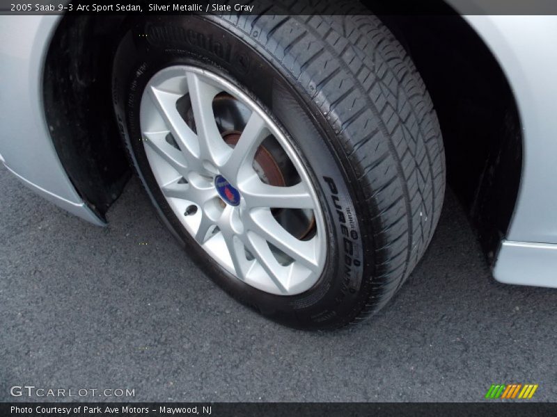 Silver Metallic / Slate Gray 2005 Saab 9-3 Arc Sport Sedan