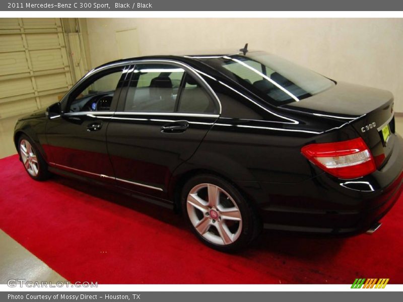 Black / Black 2011 Mercedes-Benz C 300 Sport