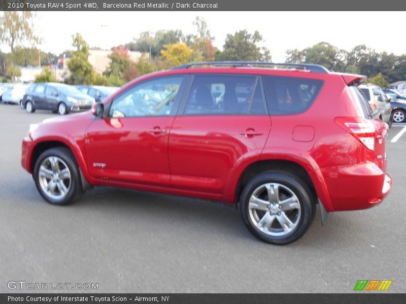 Barcelona Red Metallic / Dark Charcoal 2010 Toyota RAV4 Sport 4WD