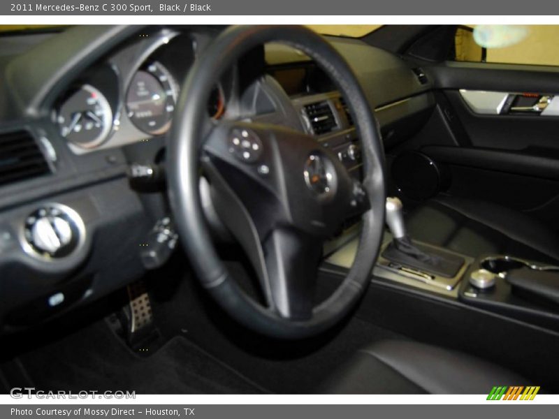 Black / Black 2011 Mercedes-Benz C 300 Sport