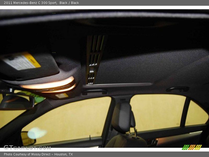 Black / Black 2011 Mercedes-Benz C 300 Sport
