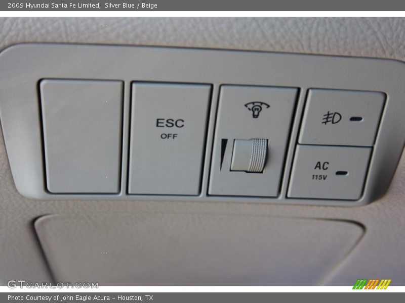 Silver Blue / Beige 2009 Hyundai Santa Fe Limited