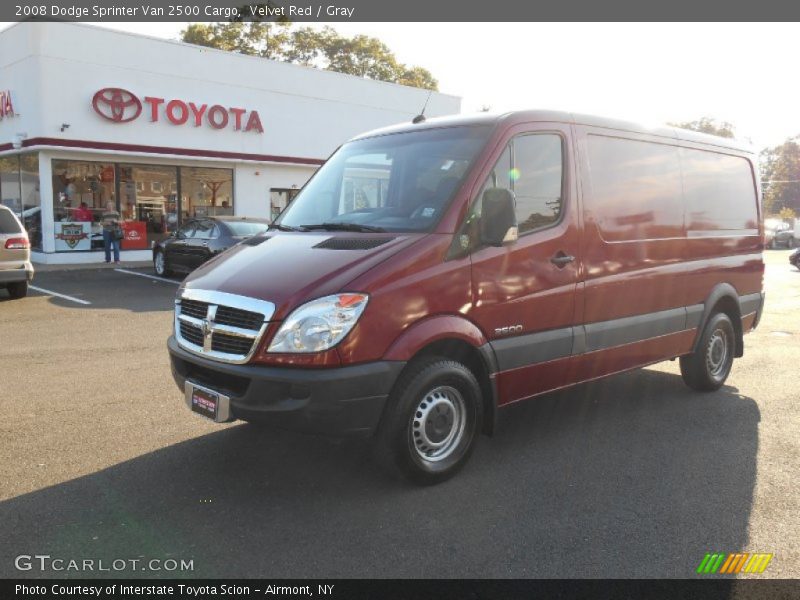 Velvet Red / Gray 2008 Dodge Sprinter Van 2500 Cargo