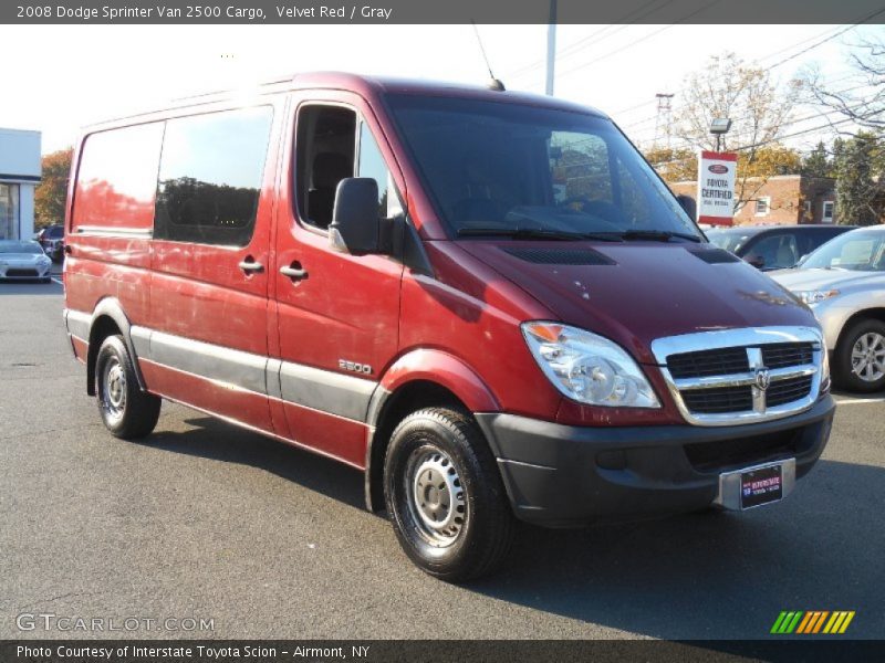 Velvet Red / Gray 2008 Dodge Sprinter Van 2500 Cargo