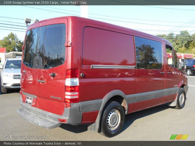 Velvet Red / Gray 2008 Dodge Sprinter Van 2500 Cargo