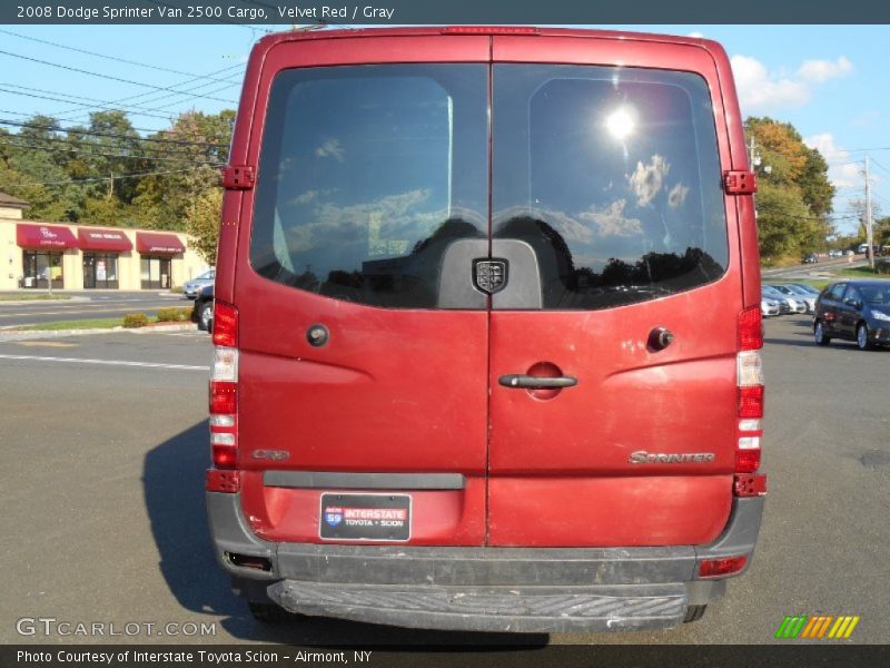 Velvet Red / Gray 2008 Dodge Sprinter Van 2500 Cargo