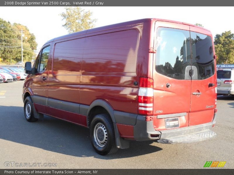 Velvet Red / Gray 2008 Dodge Sprinter Van 2500 Cargo