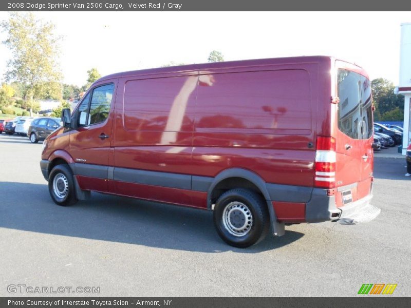 Velvet Red / Gray 2008 Dodge Sprinter Van 2500 Cargo